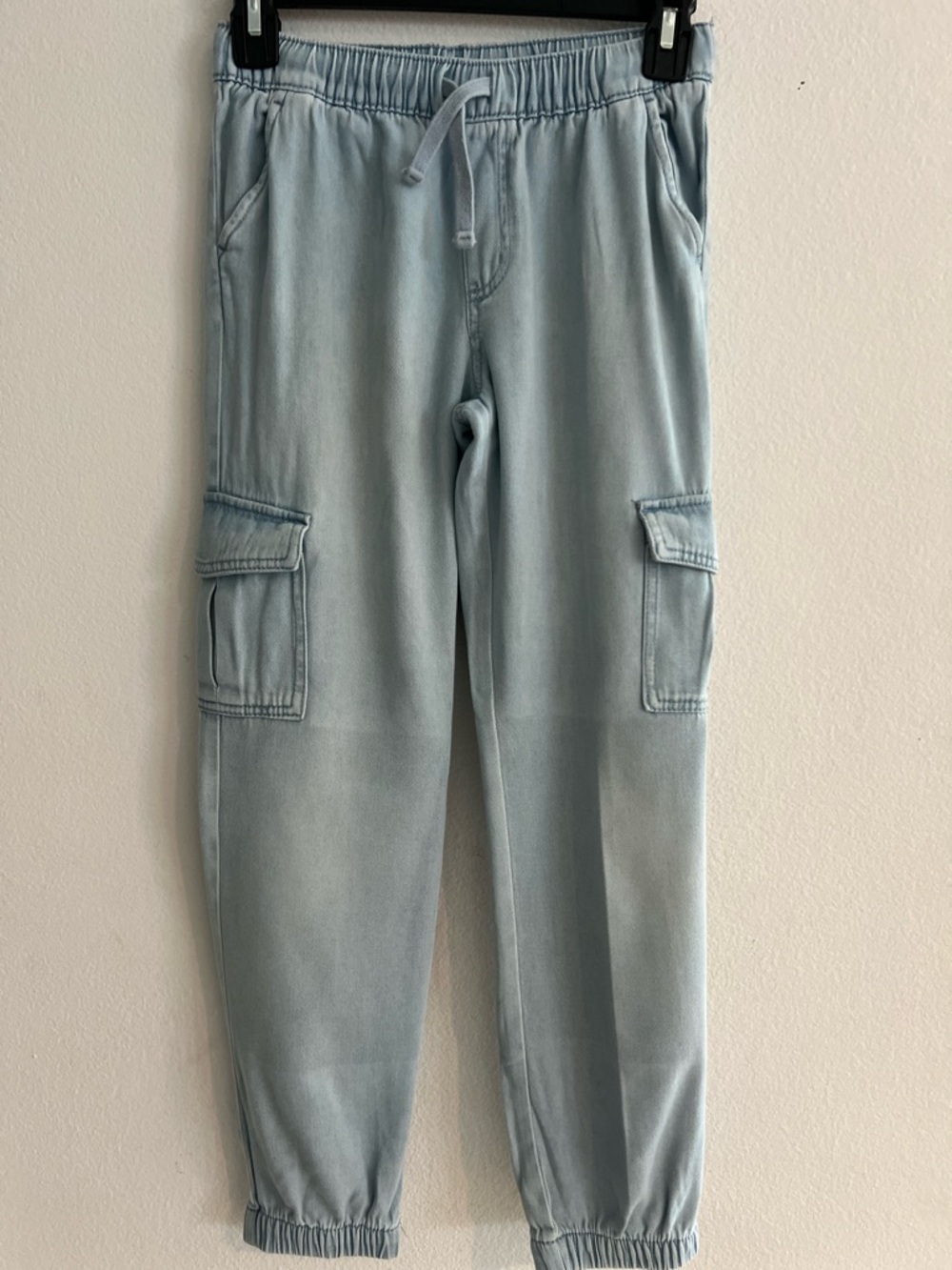 Light Blue and Olive Green Jogger Pants Duo - Picture 3 of 15